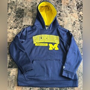 Michigan Wolverines Boys Hoodie Size 8